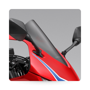 CBR650R High Wind Screen Smoke Grey